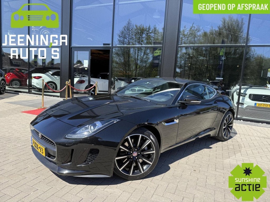 Jaguar F-type 3.0 V6 Coupé|Camera|Pano|Memory|Leer|NAP, Auto's, Automaat, Achterwielaandrijving, 2995 cc, 2 stoelen