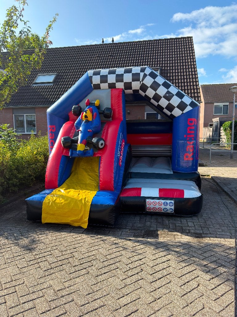 Springkussen huren kinderfeest thema luchtkussen, Ophalen, Zo goed als nieuw, Verjaardag