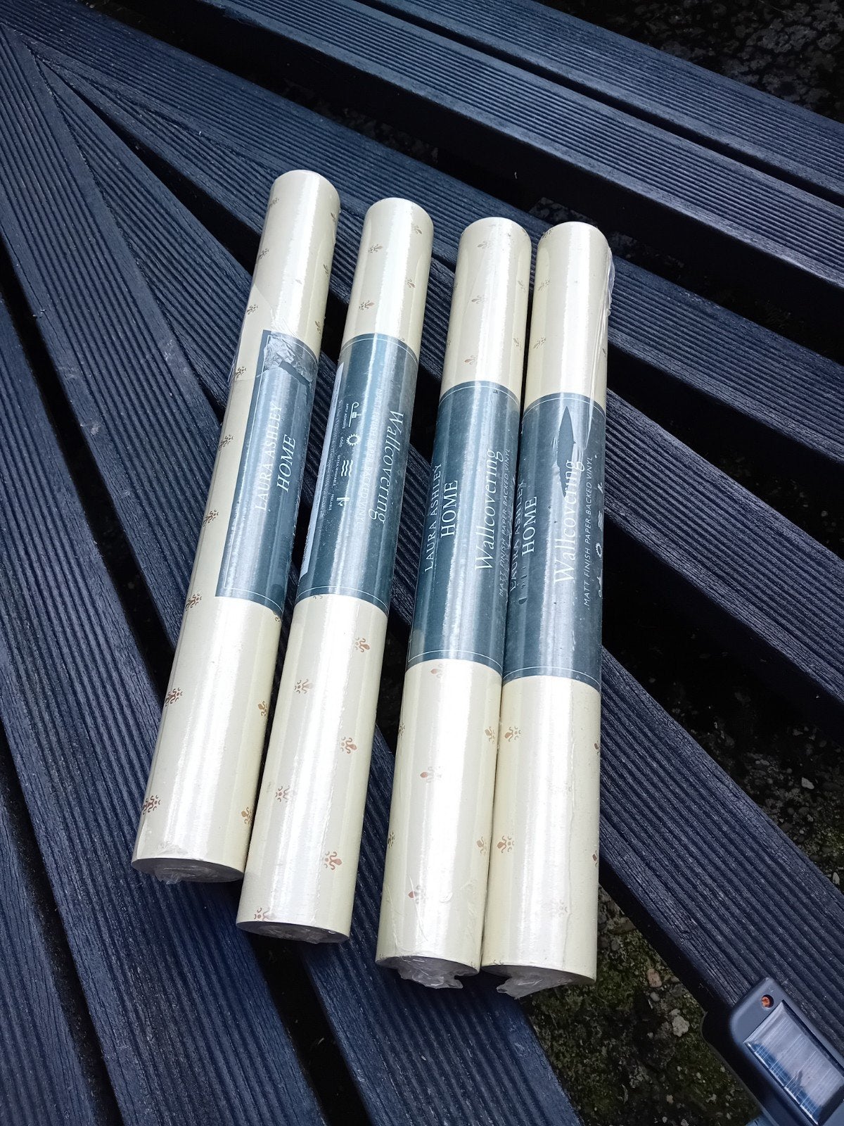 Laura Ashley Rajput Behang - Metallic Goud Groen, Huis en Inrichting, Ornamentaal, Overige merken, Ophalen of Verzenden, Groen