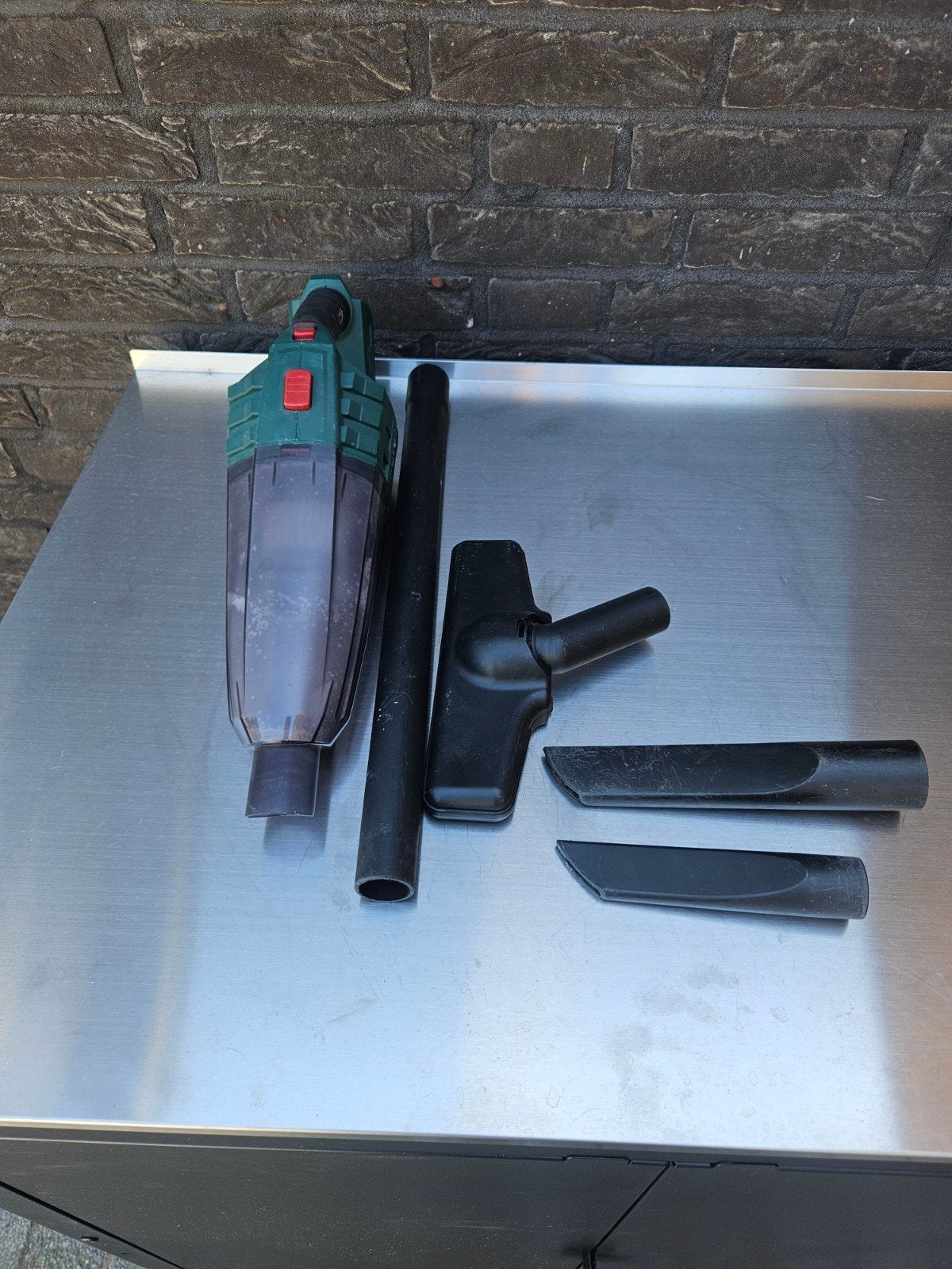 Parkside Kruimeldief met accessoires, Overige merken, Gebruikt, Kruimeldief, Draadloos