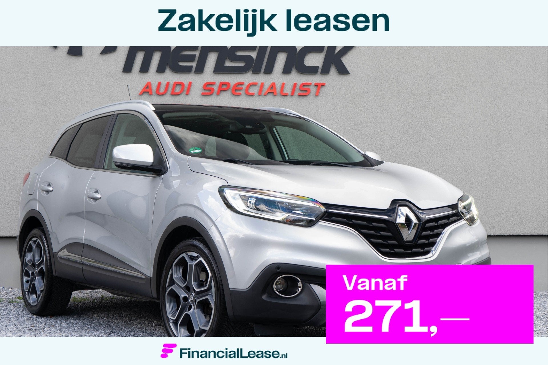 Renault Kadjar 1.2 TCe Extase / Panoramadak/ 19 inch/ Automa, Kadjar, 4 cilinders, Bedrijf, 131 pk