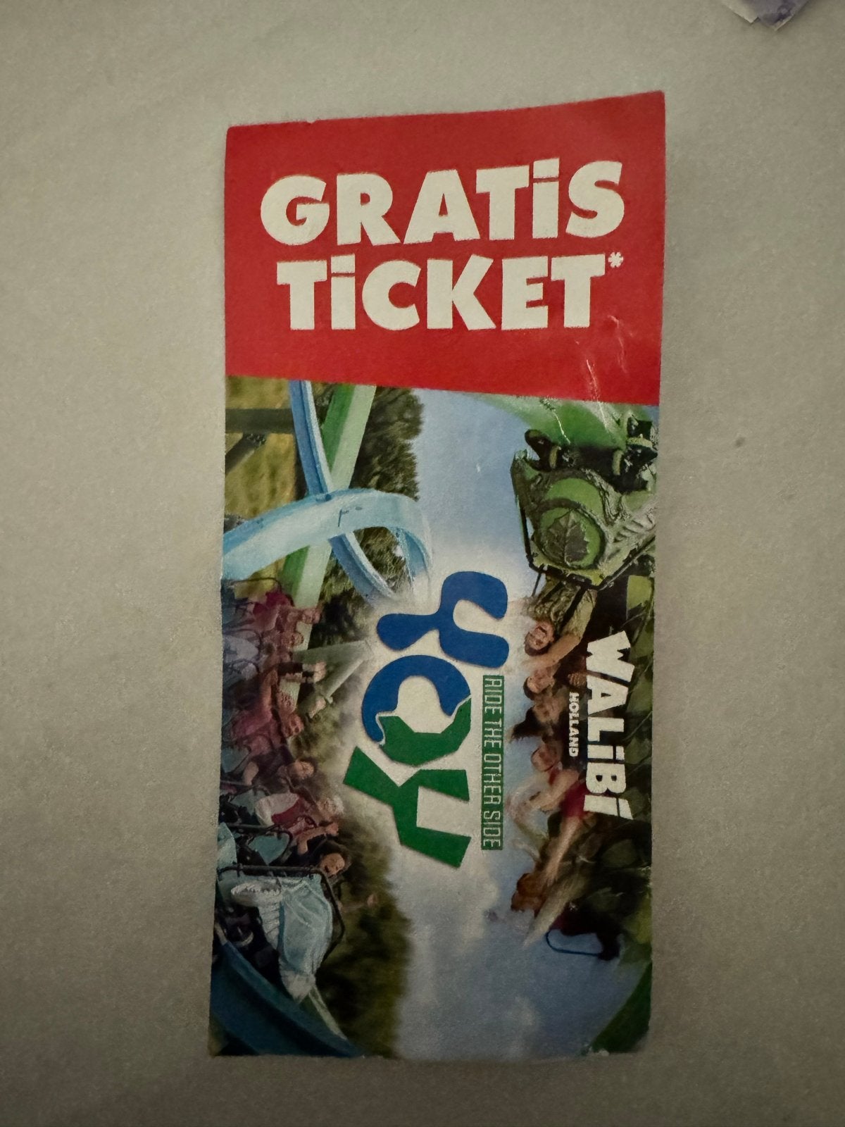Gratis ticket bij aankoop 2 tickets volwassenen tarief, Eén persoon, Kortingskaart