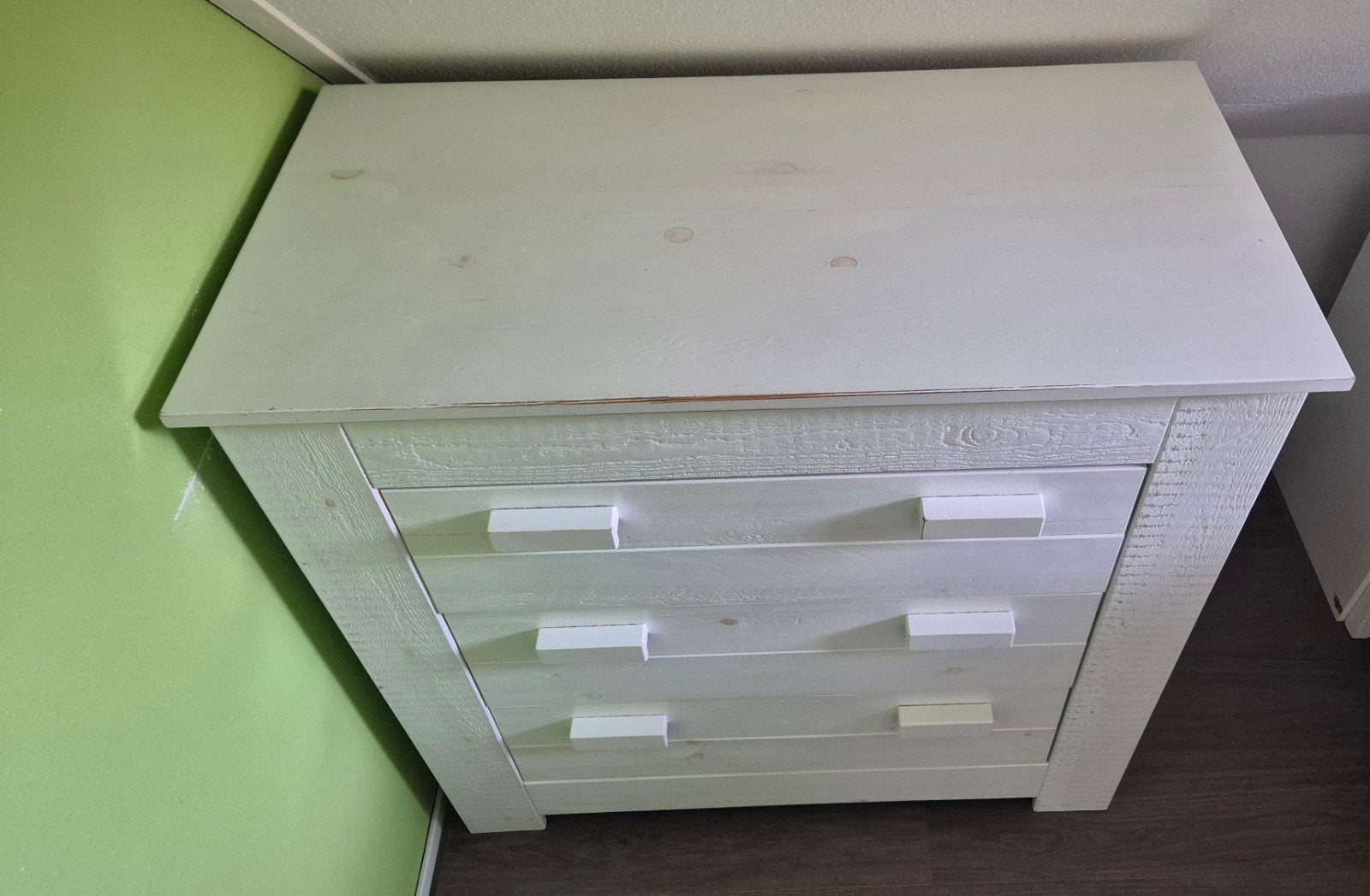 Commode kast met 3 lades - wit