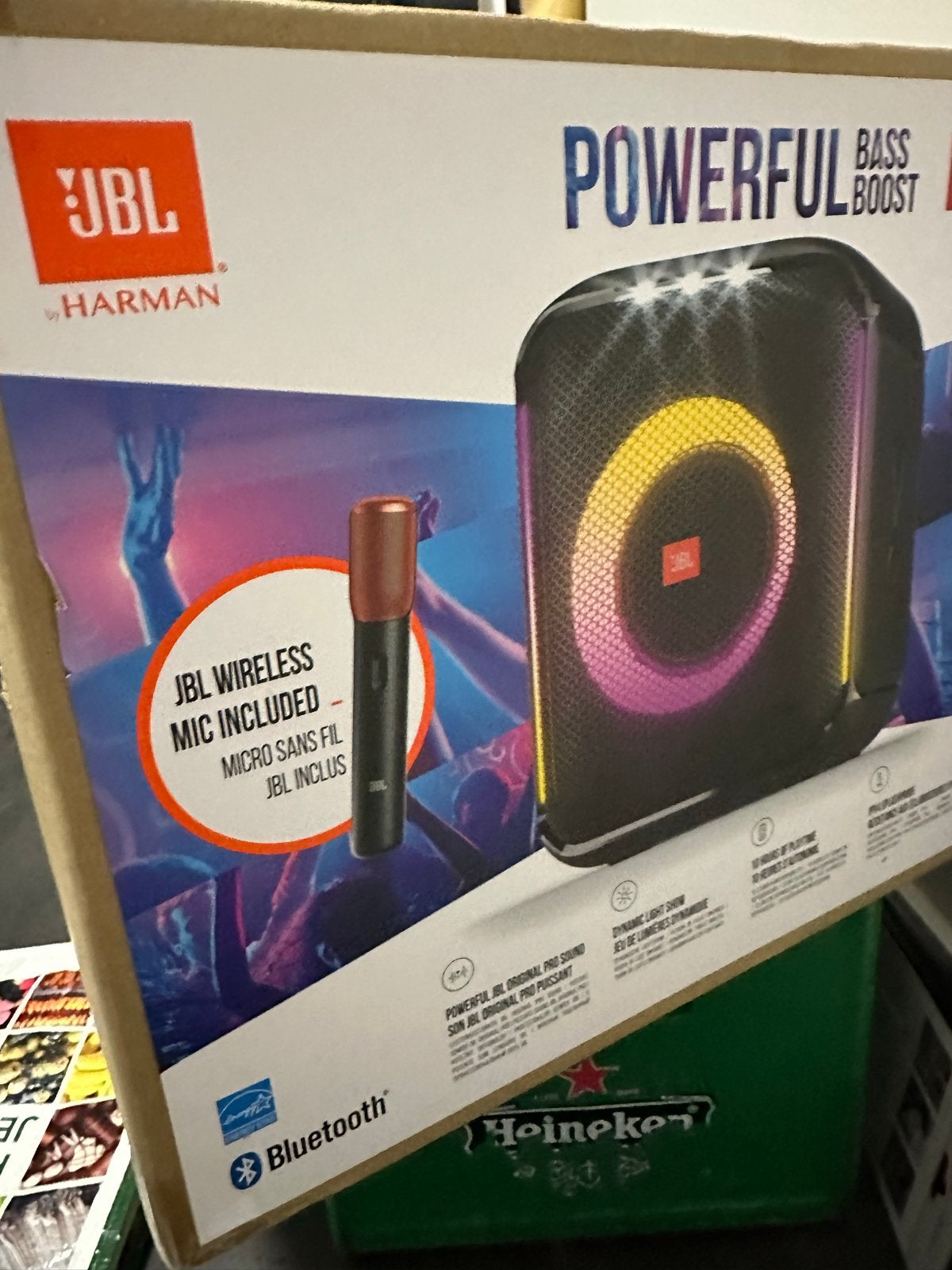 Nieuwe JBL Encore Essential met microfoon - VASTE PRIJS, Audio, Tv en Foto, Karaoke-apparatuur, Ophalen, Nieuw, Complete set