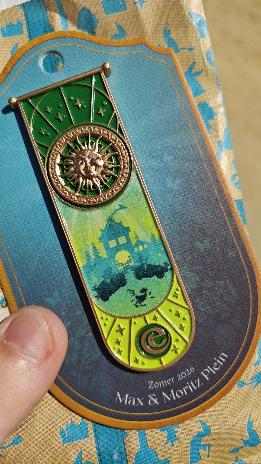 Efteling zomerpin #4 Max en Moritz, Verzenden, Nieuw, Button of Speldje