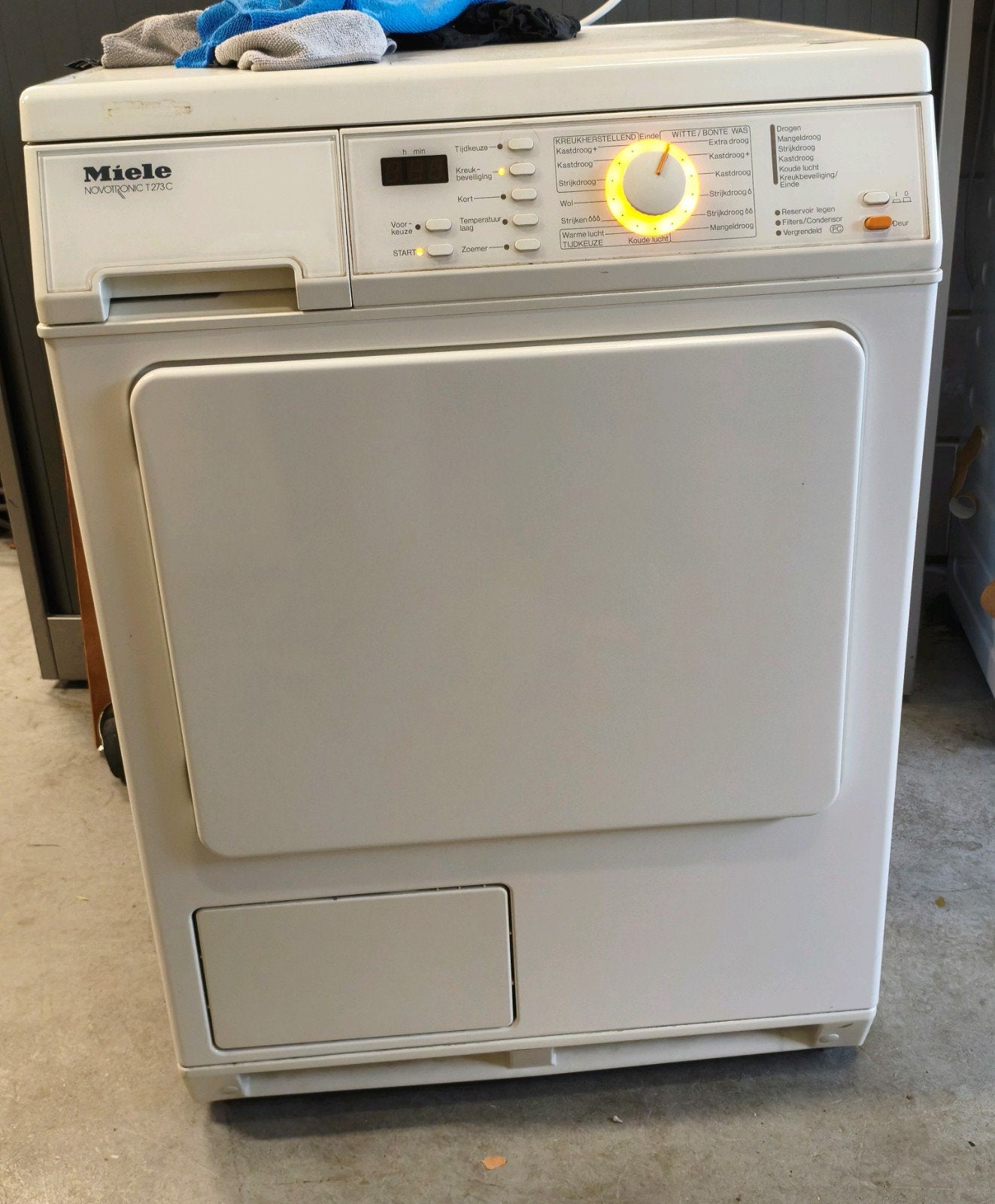 Miele droger wasdroger, Witgoed en Apparatuur, Ophalen, 6 tot 8 kg, Gebruikt, Anti-kreukfase