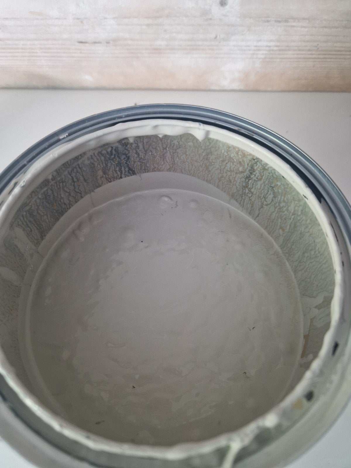 Sikkens verf Alphatex SF Biobased Lab paint satin grey, Ophalen, Gebruikt, Verf, Grijs