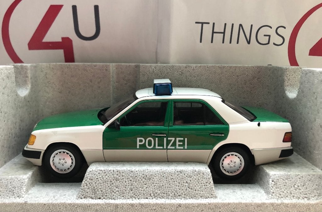 Norev 1:18 Mercedes-Benz 230E (W124) Polizei nieuw in doos, Ophalen of Verzenden, Nieuw, Auto, Norev