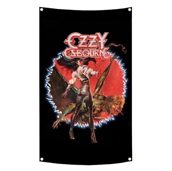 Grote vlaggen Ozzy Osbourne (150x90cm), Ophalen of Verzenden, Nieuw