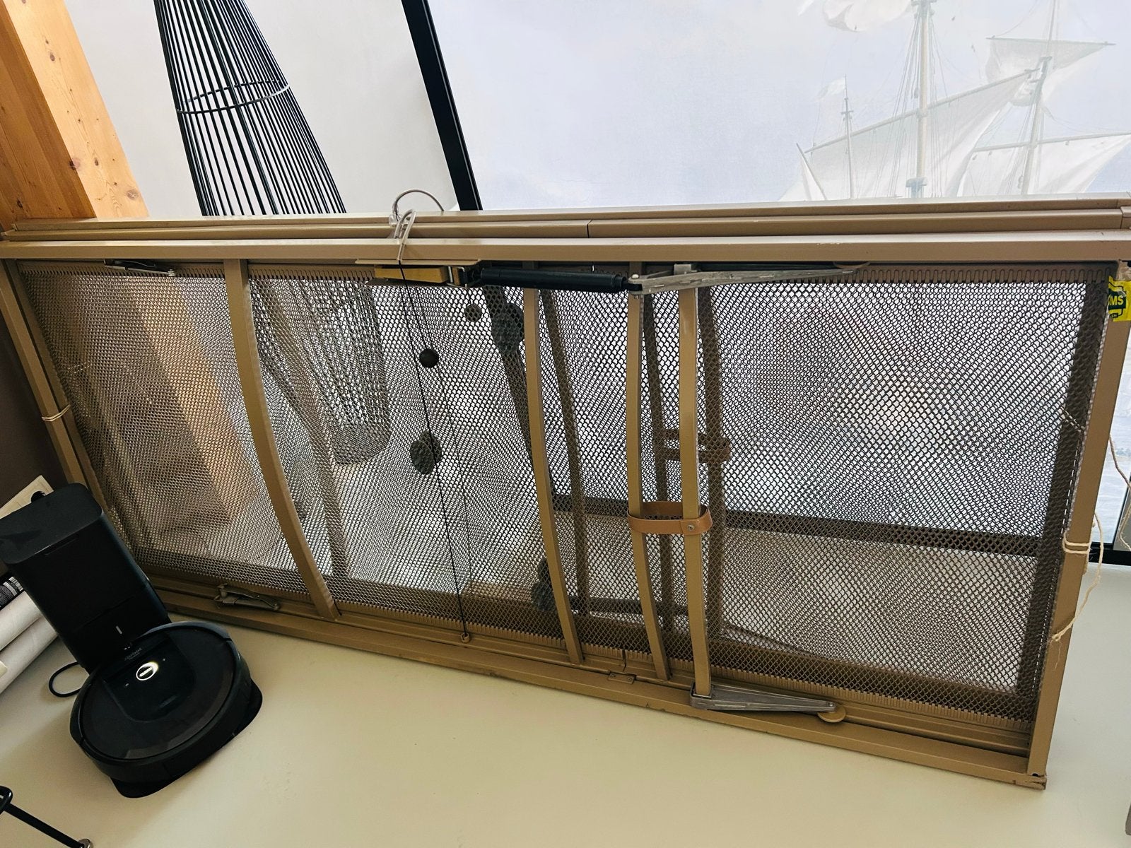 Auping spiraalbodems 90x210, 2 stuks  handmatig verstelbaar, Ophalen, 210 cm, Tweepersoons, 180 cm