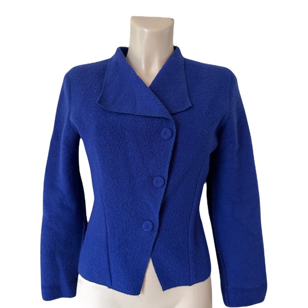 Moq blazer S, Maat 38/40 (M), Blauw, Ophalen of Verzenden, Zo goed als nieuw