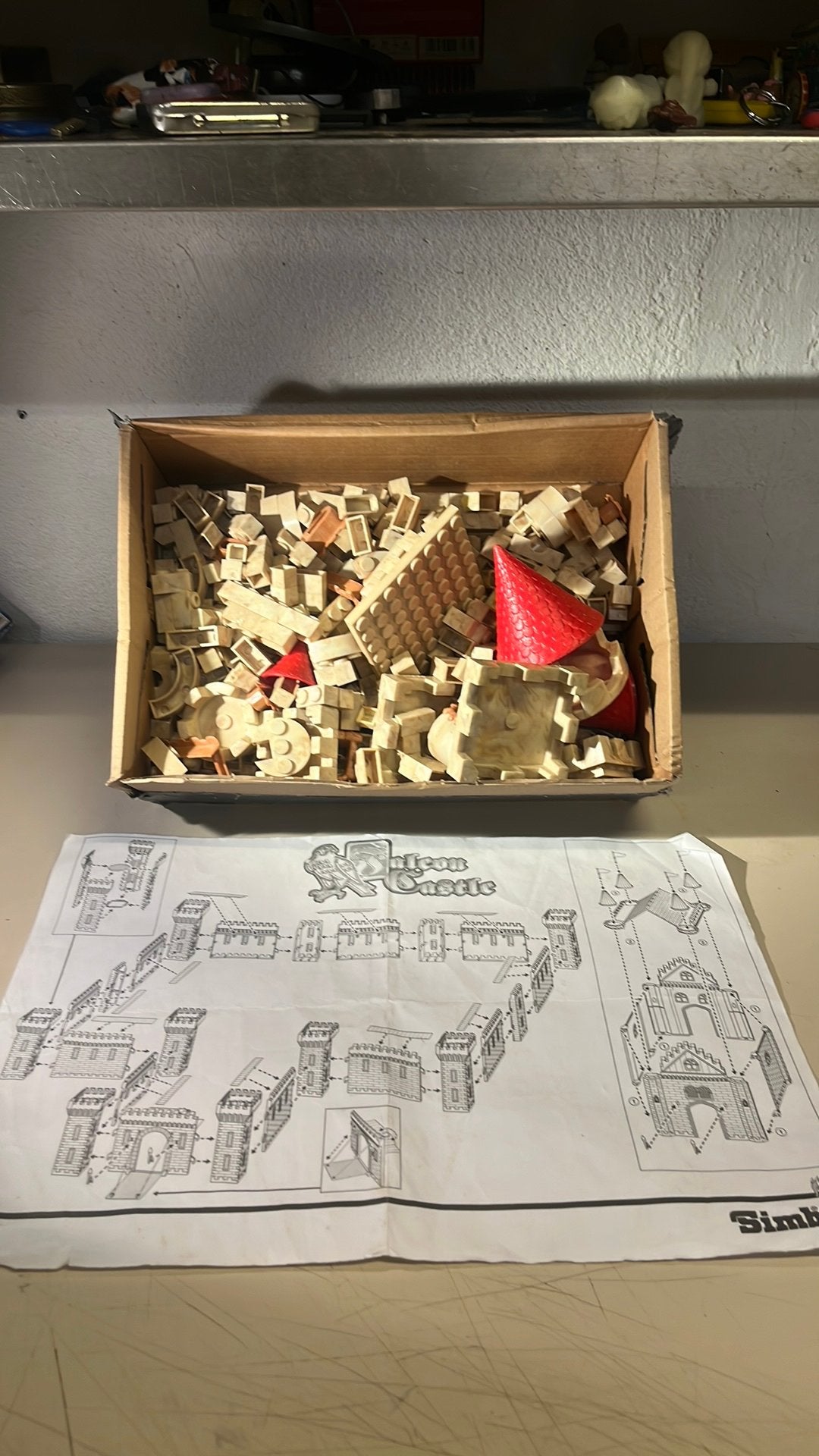 EXIN Castillos - Spaans jaren '70 Lego kasteel, Ophalen of Verzenden, Zo goed als nieuw