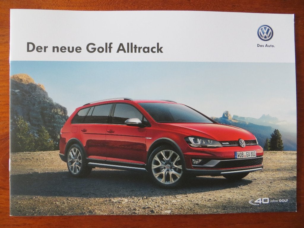 Volkswagen Golf Alltrack met bijlage (okt. 2014), Ophalen of Verzenden, Nieuw, Volkswagen