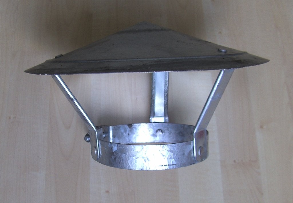 schoorsteenkap / regenkap / regenhoed  -  150 mm, Ophalen of Verzenden, Zo goed als nieuw, Afzuiger