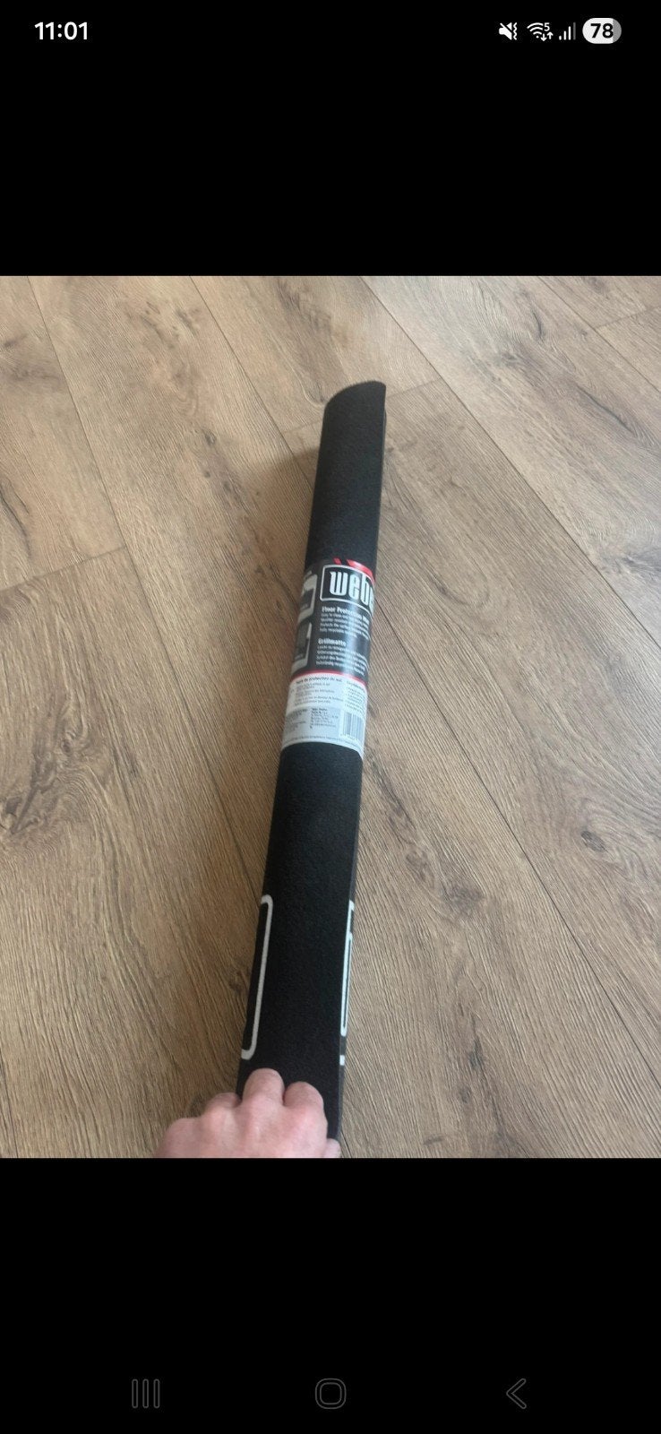 Weber Grillmat 120x80 cm - Bescherm je terras!, Ophalen of Verzenden, Nieuw, Weber