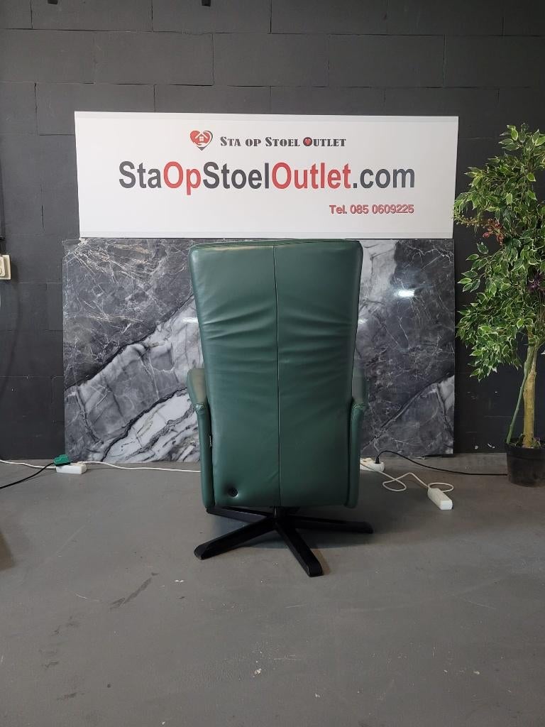 Staopstoel Prominent Toscana op accu met lumbaalsteun, Minder dan 75 cm, Leer, Ophalen of Verzenden, Zo goed als nieuw