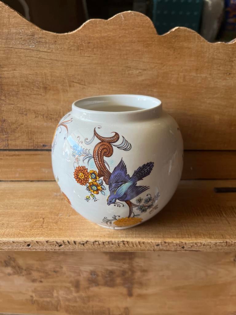 Vintage Sadler England vaas met vogeldecoratie, Ophalen of Verzenden