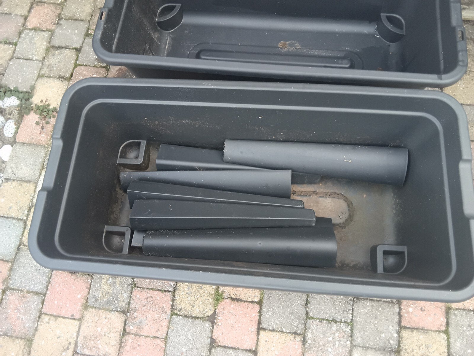 Kweekbakken met deksel en toebehoren zelf schoonmaken, Ophalen, Gebruikt, Kweekbak