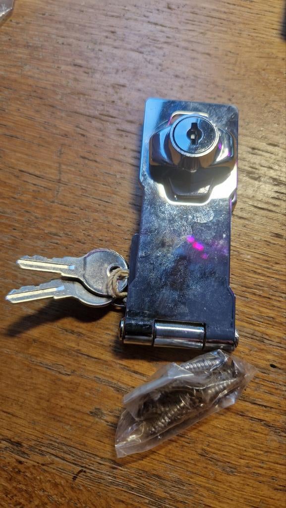 Kist slot, Ophalen of Verzenden, Rvs, Slot