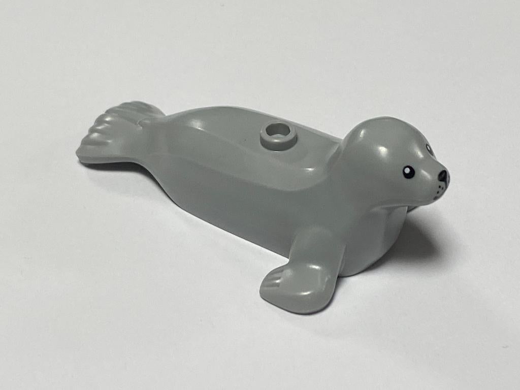 Lego nieuwe lichtgrijze zeehond / seal, Overige thema's, Lego, Overige typen, Nieuw