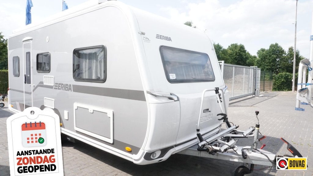 Eriba Nova Ambiance 480 Mover - Luifel, Caravans en Kamperen, Standaardzit, Bedrijf, 4 tot 5 meter, Eriba