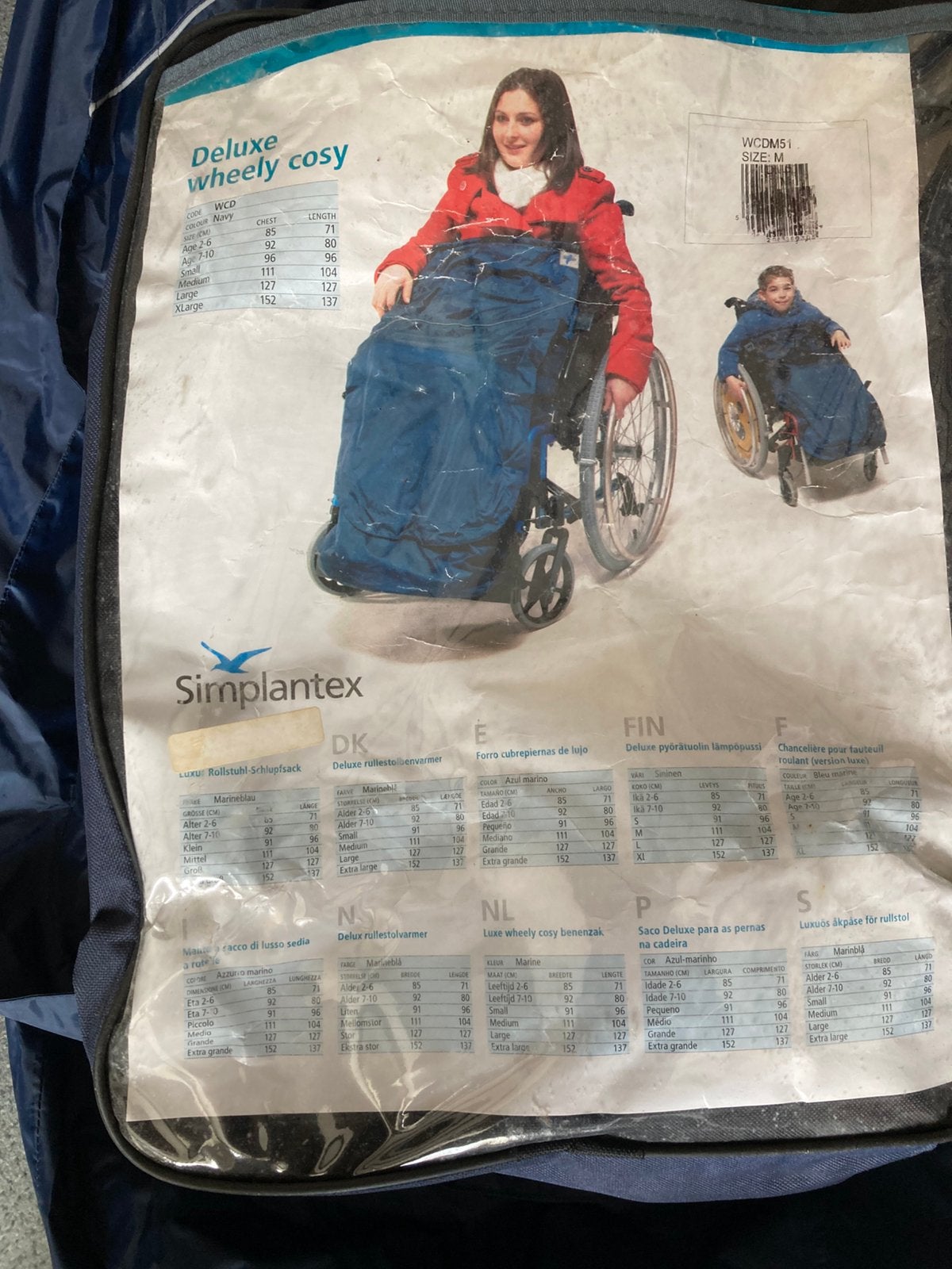 Simplantex de luxe wheely cosy voetenzak maat M> Nieuw!, Ophalen of Verzenden, Nieuw