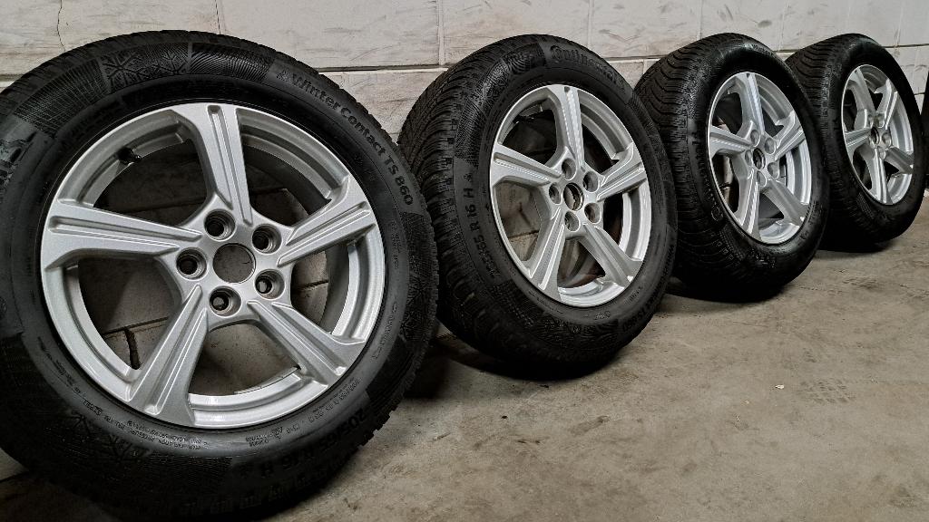 Originele velgen Ford Puma Focus C-Max Mondeo 205/65/16, Auto-onderdelen, Banden en Velgen, Gebruikt, 16 inch, Banden en Velgen