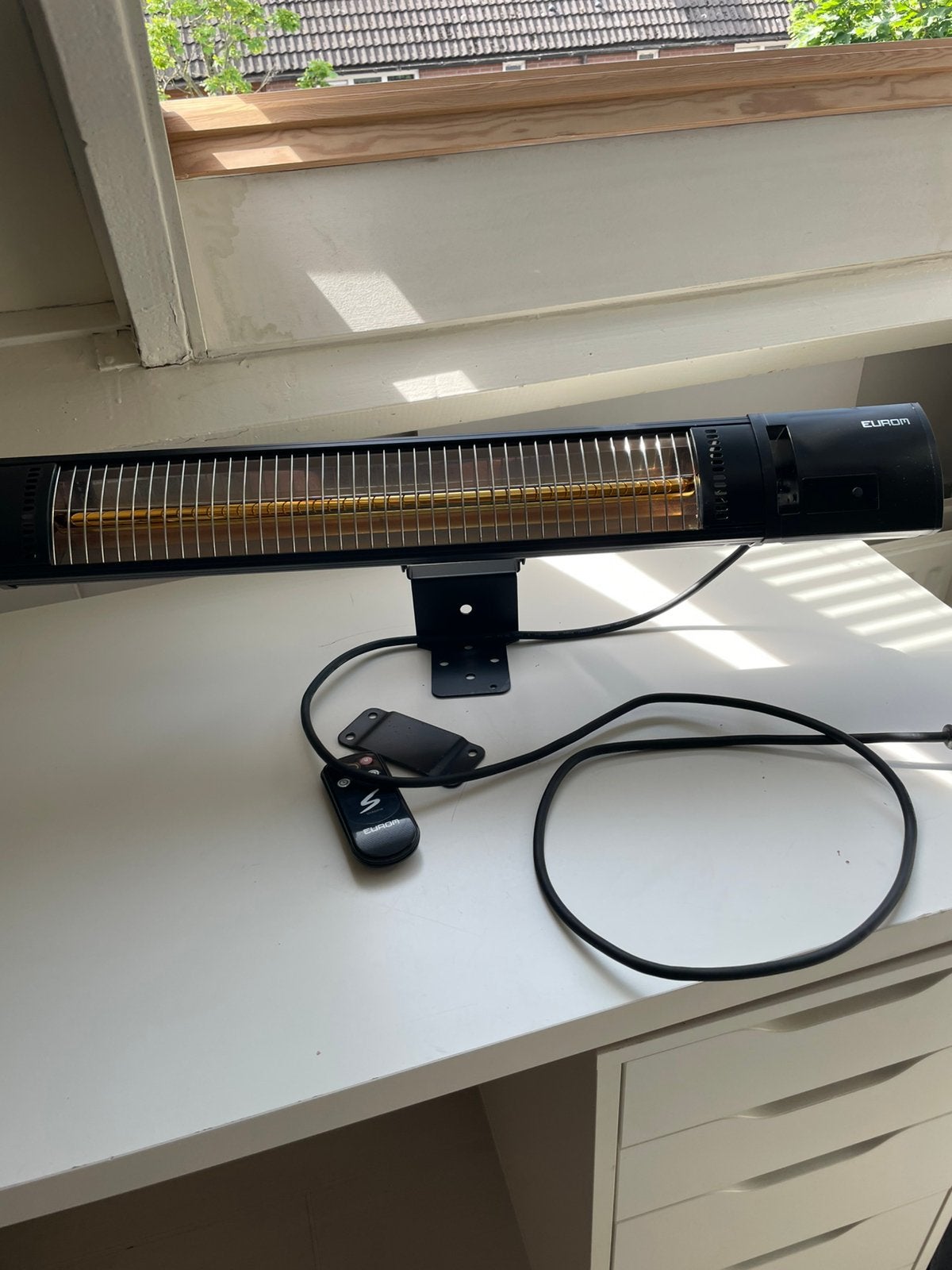 Terrasverwarmer, Tuin en Terras, Terrasverwarmers, Ophalen of Verzenden, Zo goed als nieuw, Elektrisch, Plafond