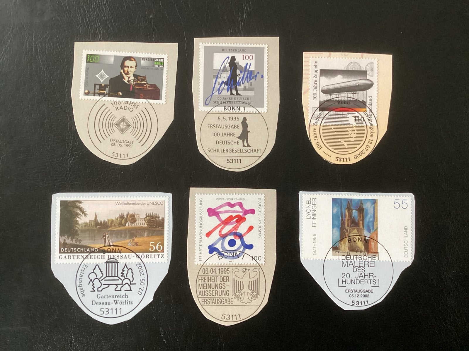 Duitse postzegels - Eerste Dag Uitgiften (10stuks), Postzegels en Munten, Ophalen of Verzenden, Na 1940, Gestempeld