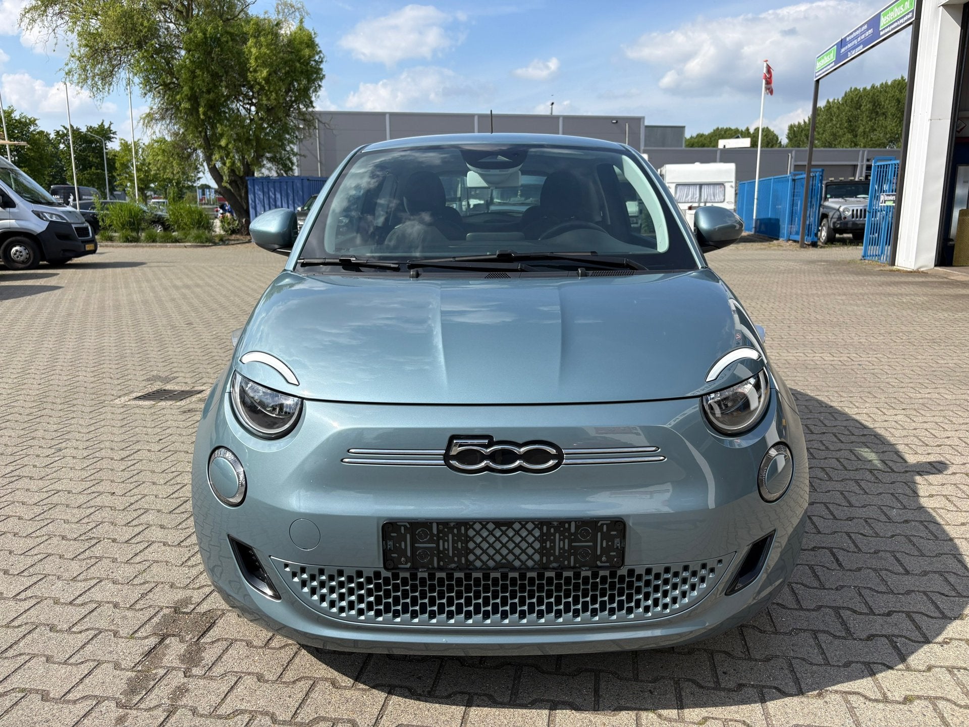 Fiat 500 3+1 Passion 42 kWh (BOVAG/RIJKLAARPRIJS), Auto's, 12 maanden, Gebruikt, Zwart, 4 stoelen