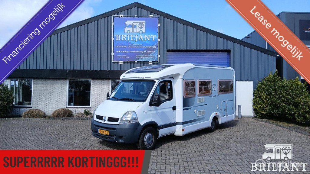 Knaus R06.. 2005 fransbed, Ringverwarming, Airbags, 6 tot 7 meter, Bedrijf