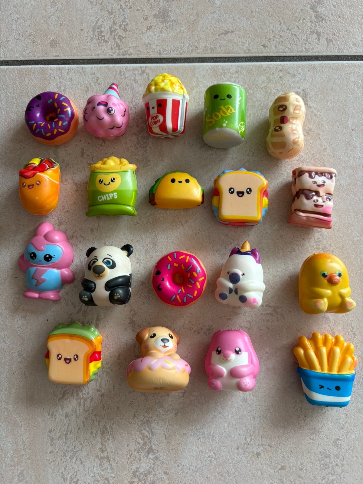 Squishy’s 19 stuks, Ophalen of Verzenden, Jongen of Meisje
