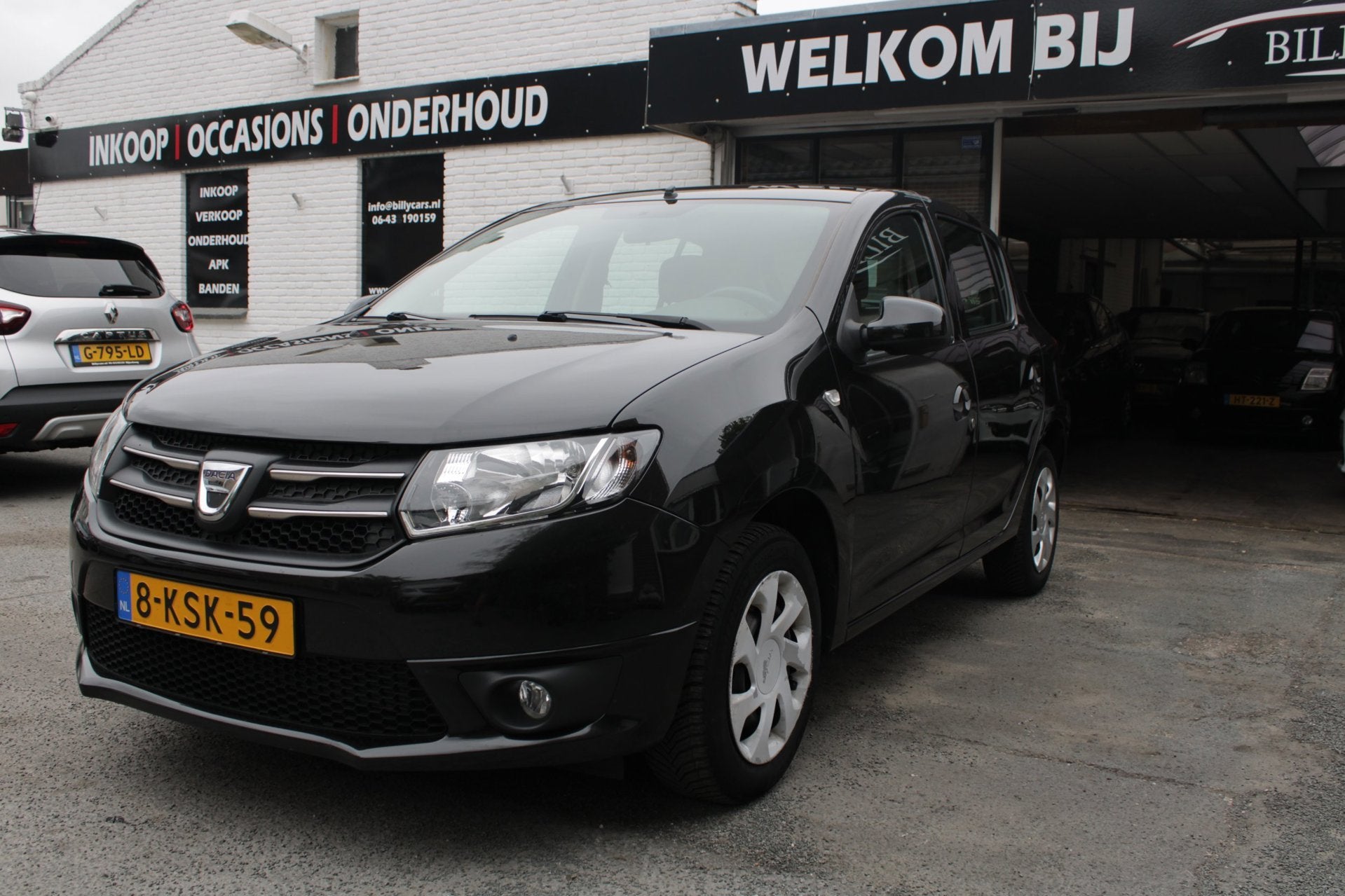 Dacia Sandero 0.9 TCe Lauréate / Airco / Navi / Trekhaak /, Auto's, Voorwielaandrijving, Stof, Gebruikt, 937 kg