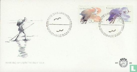 FDC E202 Waddenzee 1982 NL onbeschreven, Postzegels en Munten, Postzegels | Eerstedagenveloppen, Ophalen of Verzenden, Nederland