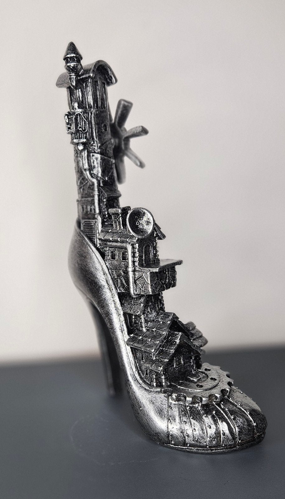 Beeldje, Steampunk "Higheel" H.24.5cm, Ophalen of Verzenden, Nieuw, Overige typen