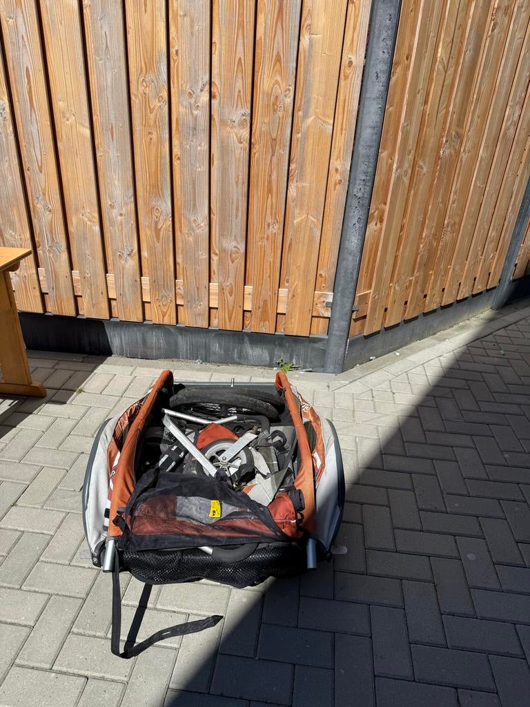 Thule Chariot Captain 2 Fietskar, Ophalen, Gebruikt, Kinderkar
