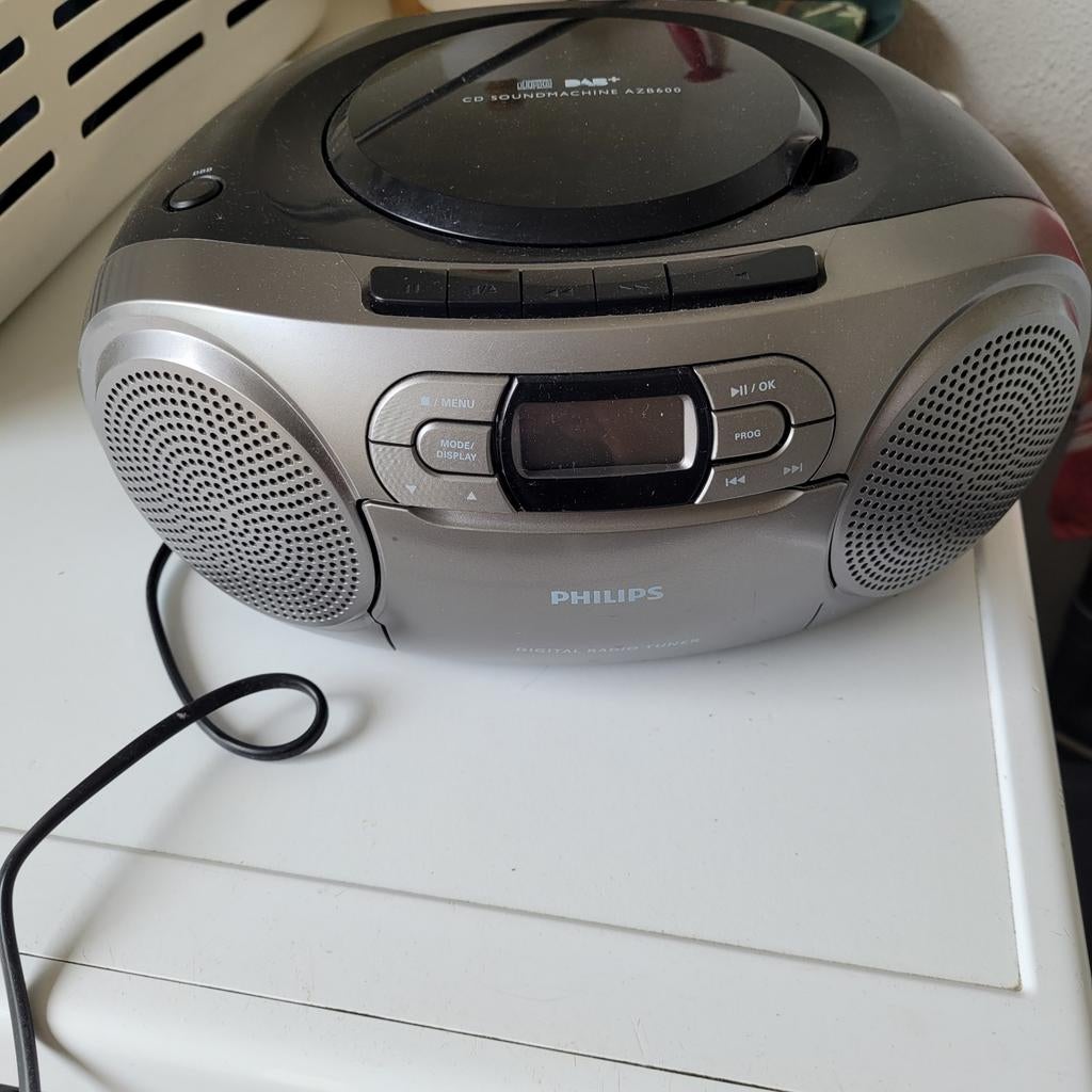 Philips CD Soundmachine AZ6809 DAB+ Radio met CD-speler, Audio, Tv en Foto, Radio's, Ophalen of Verzenden, Gebruikt, Radio, Met cd-speler