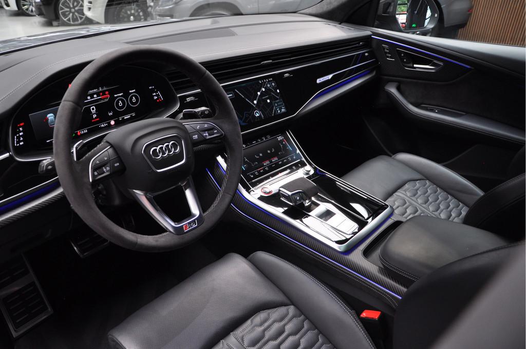 Audi RS Q8 4.0 TFSI Dynamic Plus B&O Keramisch HUD Massage C, Gebruikt, 600 pk, Bedrijf, 3996 cc