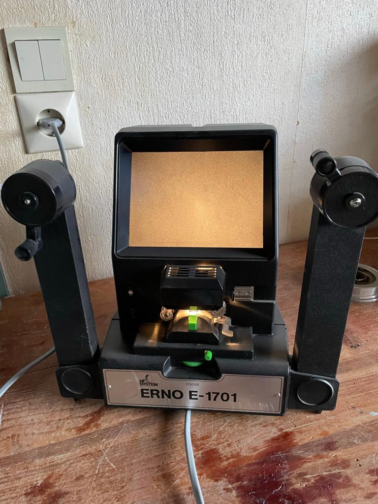 Erno E-1701 Microfilm Lezer - Vintage Film Viewer, Verzamelen, Fotografica en Filmapparatuur, Ophalen, 1980 tot heden, Overige typen