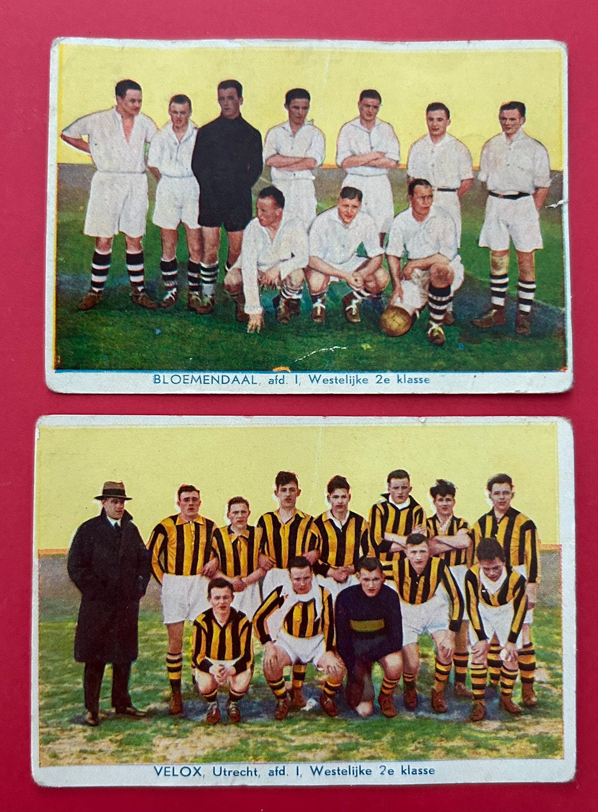 Bloemendaal - Velox - Cordeal - 2e klassers - 1933, Ophalen of Verzenden, Zo goed als nieuw, Overige binnenlandse clubs, Poster, Plaatje of Sticker