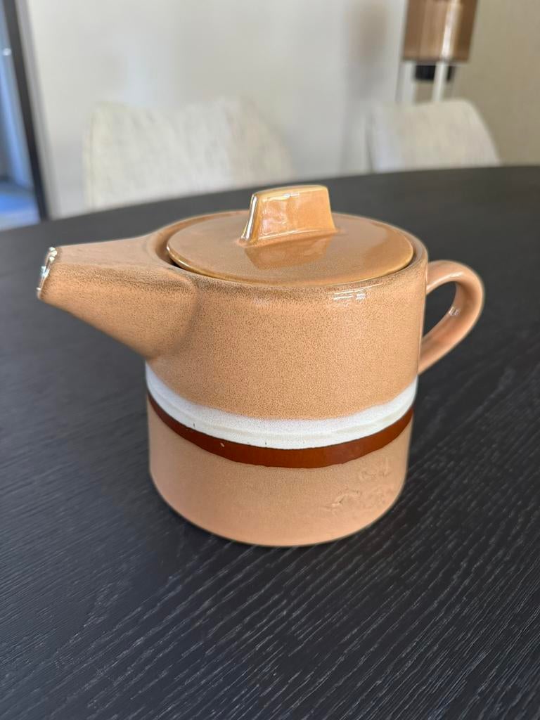HK Living 70s Ceramics: Thee pot, Huis en Inrichting, Keuken | Servies, Ophalen of Verzenden, Zo goed als nieuw, Keramiek, Overige typen