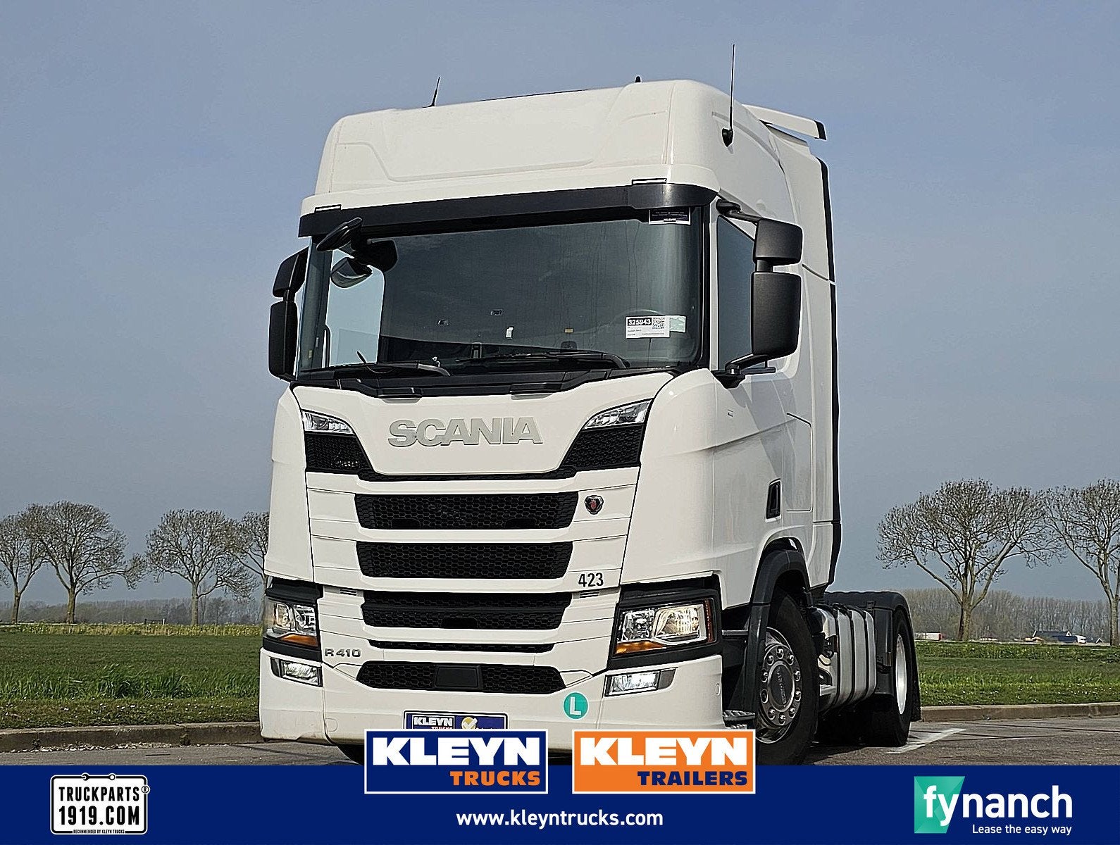SCANIA R410 retarder 2x tank, Automaat, Euro 6, Scania, Wit