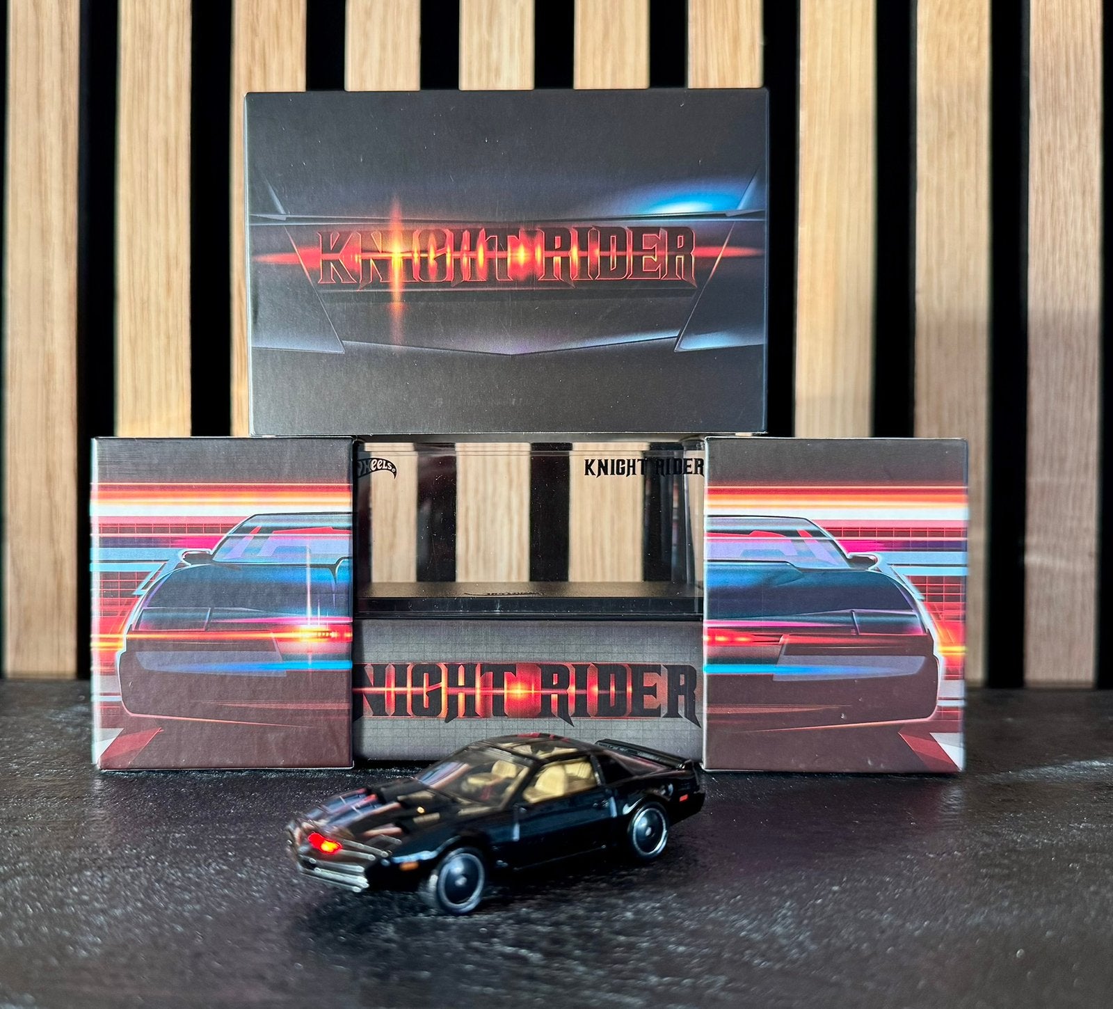 Knight Rider KITT - HotWheels SDCC Exclusive LED SCANNER, Ophalen of Verzenden, Nieuw, Tv, Beeldje, Replica of Model