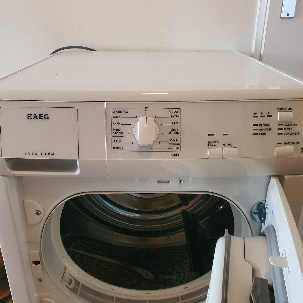 AEG Lavatherm Wasdroger, Ophalen, 6 tot 8 kg, Gebruikt, Voorlader