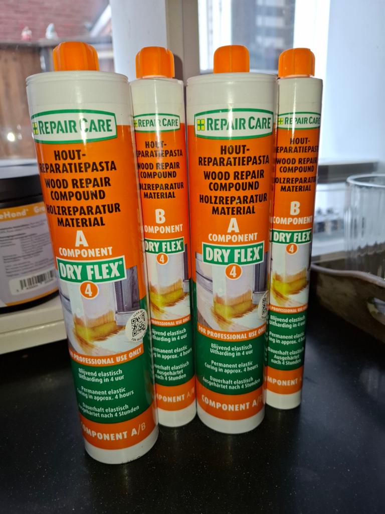 2 sets Repair Care Dry Flex 4 Houtrep..pasta A/B Component, Ophalen of Verzenden, Nieuw