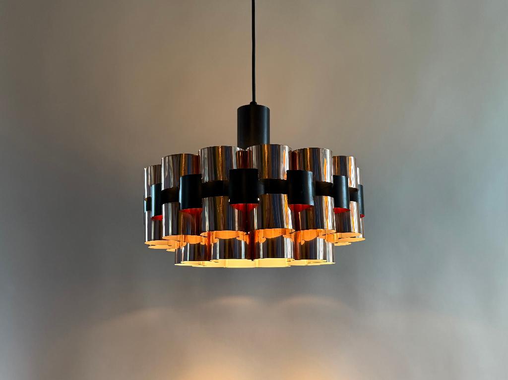 Coronell Electro Denmark hanglamp door Werner Schou, Ophalen of Verzenden, Gebruikt, Minder dan 50 cm