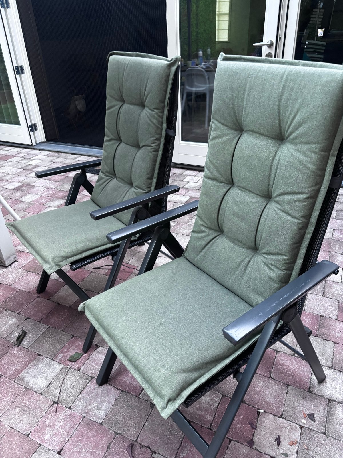 6 Madison Tuinkussens Oxford Green 50x123, Tuin en Terras, Tuinmeubel-accessoires, Ophalen, Zo goed als nieuw