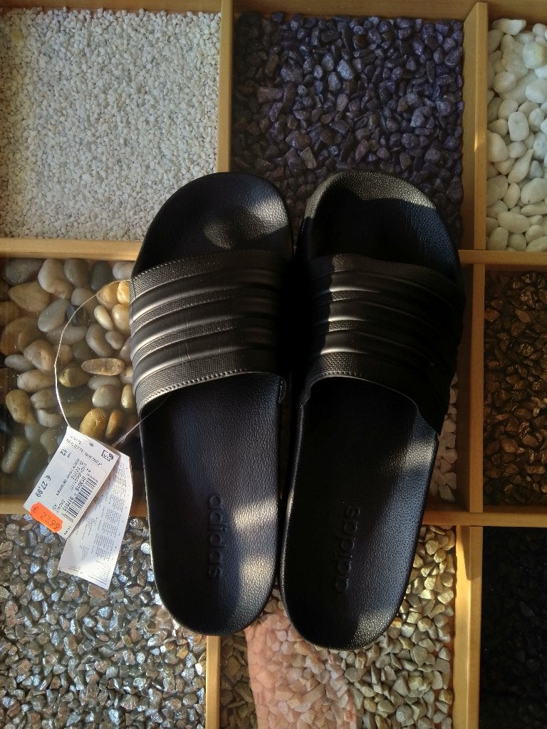 Adidas Adilette Cloudfoam for shower (Nieuw), Slippers, Zwart, Nieuw, Ophalen of Verzenden