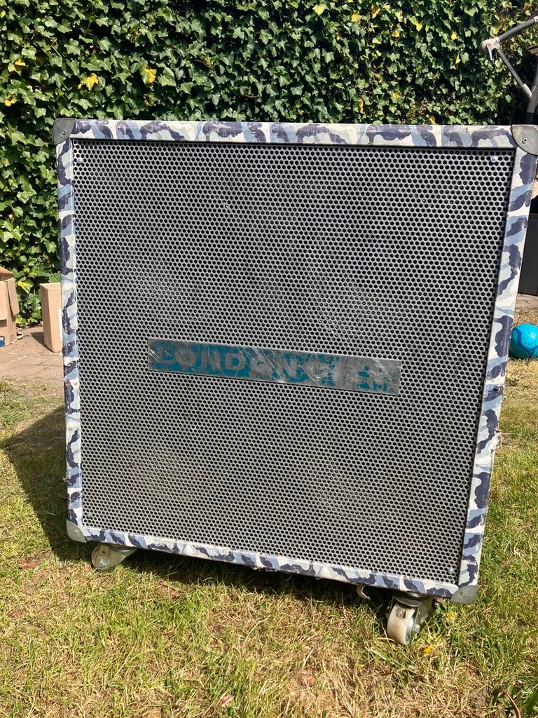 LONDON CITY speakercabinet 4x 12” én 2x 12” in flightcase, Muziek en Instrumenten, Versterkers | Bas en Gitaar, Ophalen, Gebruikt