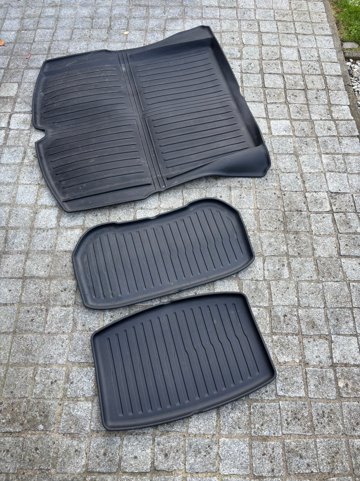 Rubberen automatten set - Tesla Model 3 Highland, Ophalen of Verzenden, Gebruikt